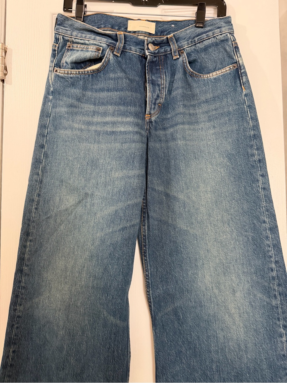 High-Rise Wide Leg Women's Jeans in Dark Blue its New - Picture 5 of 12